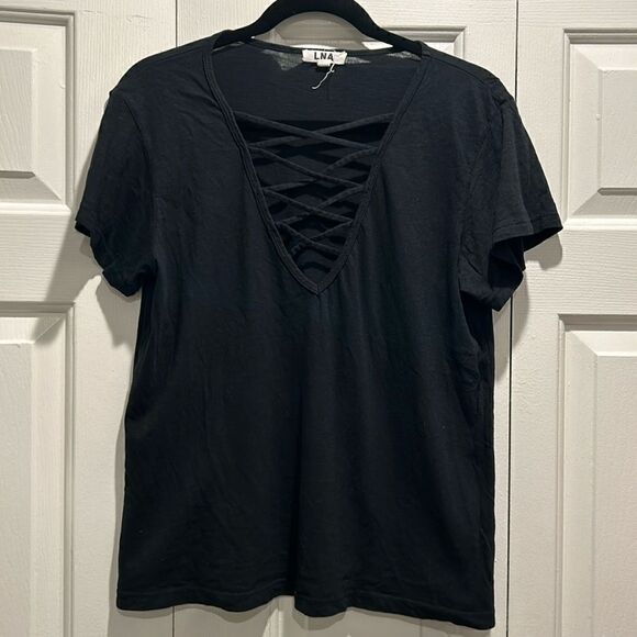 LNA Black T-Shirt, Size Medium - Picture 1 of 7